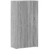vidaXL Archiefkast 60x32x115 cm bewerkt hout grijs sonoma eikenkleurig
