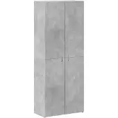 vidaXL Archiefkast 60x32x153 cm bewerkt hout betongrijs
