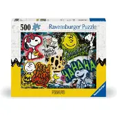 Ravensburger puzzel Peanuts Graffiti - Legpuzzel - 500 stukjes