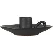 Clayre & Eef Grijze Kandelaar Ø 13*4 cm 6CE1299