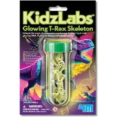 4M Glow in the Dark Dino - T-Rex Skelet - Wetenschap en Spel - Modelbouw - KidzLabs - 5+