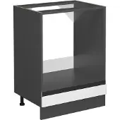 Vicco R-Line Ovenombouwkast – 60 cm, WB Antraciet Wit
