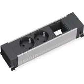 Bachmann POWER FRAME Klein 2x Geaard stopcontact 1x ABD