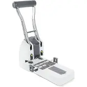 Rapesco perforateur grande capacité eco p1100, blanc soft noir