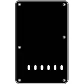 Boston BP-413-B back plate, string spacing 11,2mm, 4 ply, standard Stallion, 86x138mm, black