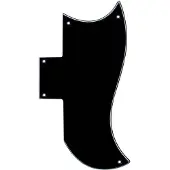 Boston SG3-B pickguard, SG-model, black, 3 ply