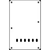 Boston BP-313-W back plate, string spacing 11,2mm, 3 ply, standard Stallion, 86x138mm, white