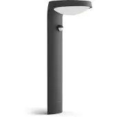 Philips Sokkellamp Tyla Antraciet 9w Met Sensor