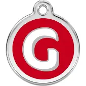 Red Dingo Hondenpenning 20 mm letter G