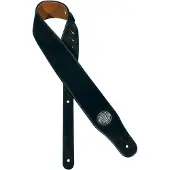 Gaucho Gitaarband - GST-510-BK - Suède - Naturel achterzijde - Zwart