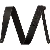 Fender 990642106 Essentials 2 leren gitaarband, zwart