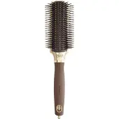 Olivia Garden Expert Style Borstel Nylond Bristle Gold and Brown
