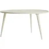 Light & Living Ronde Bijzettafel Babina - 68cm - Crème