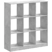 vidaXL Boekenkast 102x32x108 cm bewerkt hout betongrijs