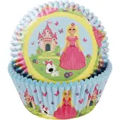 House of Marie Cupcake Vormpjes - Prinses - pk/50 - Baking Cups voor Muffins en Cupcakes