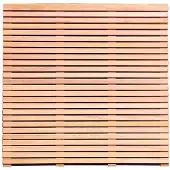 Intergard Schutting hardhout lamellen schutting 180x180cm (51pl.)