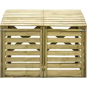 Intergard Kliko ombouw container ombouw klikoberging klikokast containerberging dubbel 156x122x92cm