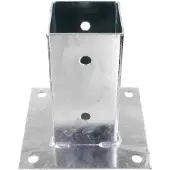 Intergard Voetsteun paalvoet tuinscherm paalhouder 121mm