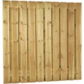 Intergard Schutting tuinscherm zichtdicht 21 planks 180x180cm RVS