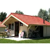 Intergard Trekkershut vakantiehuis Yale 5.72/4.97x6,08m (50mm)
