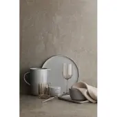 Blomus Sablo Cloud Plat Bord | Lichtgrijs / Beige | Stoneware