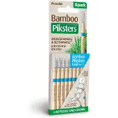 Piksters Bamboo Interdental Brushes Large - Blauw - 8 stuks