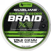 Nytro Sublime X8 Sinking Feeder Braid 0,12mm