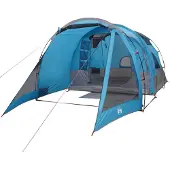 vidaXL - Tunneltent - 4-persoons - waterdicht - blauw