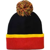 Folat Beanie Belgie | warme belgische muts (rood, geel en zwart)