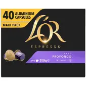 L'OR 5x Espresso Koffiecups Profondo 40 stuks