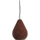 Light & Living Hanglamp Ø31x39 cm KABINDA kralen donker bruin