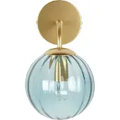Beliani BOOMI - Muurlamp-Blauw-Glas