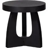 Woood Tala Bijzettafel - MDF Fineer - Zwart - 45x45x45