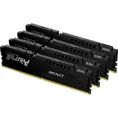 Kingston FURY Beast - DDR5 - Set - 64 GB: 4 x 16 GB - DIMM 288-pins - 6000 MHz / PC5-48000 - CL40 - 1.35 V - ongebufferd - on-die ECC - zwart