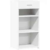 vidaXL Dressoir 45x42,5x93 cm bewerkt hout wit