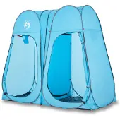 vidaXL - Privacytent - pop-up - waterdicht - blauw