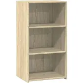 vidaXL Dressoir 50x41x93 cm bewerkt hout sonoma eikenkleurig