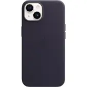 Apple iPhone 14 Plus Back Cover met MagSafe Leer Inkt