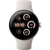 Google Pixel Watch 3 (2024) | 41 mm | 4G | zilver | Porcelain