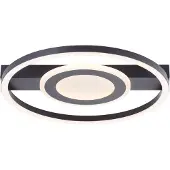 Brilliant Maureen - Plafondlamp - LED 22W - 3000K - Zwart
