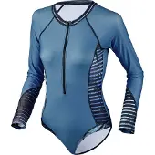 Beco badsuit BEactive dames polyamide/elastaan petrol