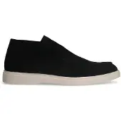 Manfield Zwarte suède boots | Maat 40