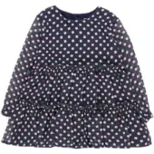 Boboli Chiffon Korte Jurk Met Lange Mouwen