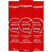 Colgate 3x Tandpasta Max White One 75 Ml