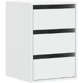 vidaXL Kommode, wit, 40x41x58 cm, van houtvezel