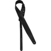 Gaucho GST-951-BK gitaarriem, topkwaliteit Europees leder, 5,5cm. breed, zwart, made in Italy