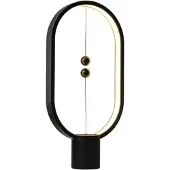 Allocacoc Designnest Balance Lamp – Tafellamp - Bureaulamp - Ovaal – Bureaulamp & Nachtlamp – Groot – Zwart