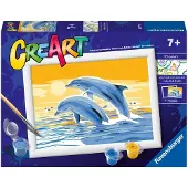 Ravensburger CreArt Delightful Dolphins Hobbypakket