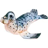 Gaby The Grey Seal Medium Pillow Wit