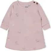 BOSS Babyjurkje van een katoenmix met all-over-logoprint
